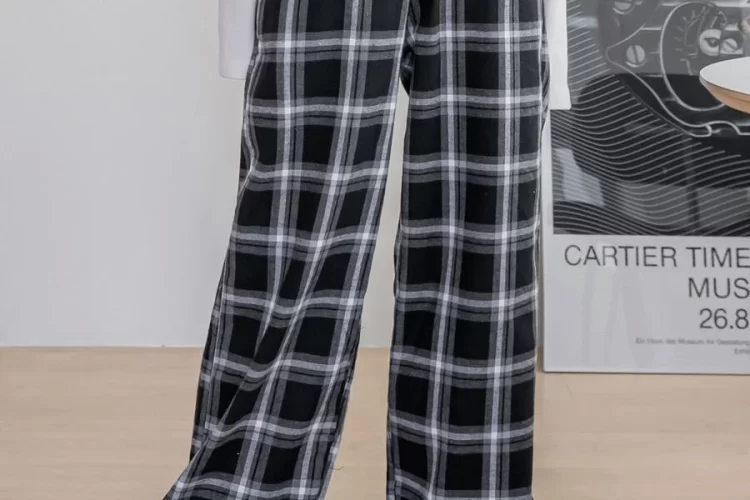 SHEIN : Plaid  Pants